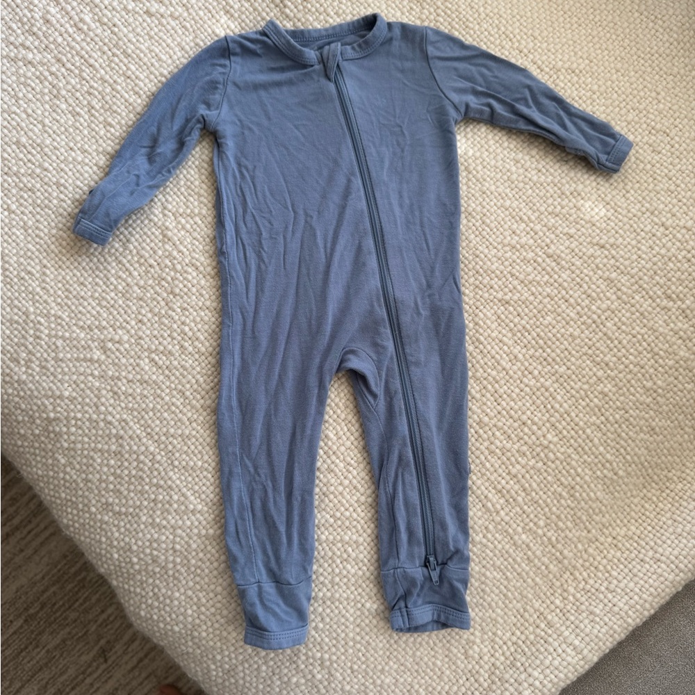 Kyte Romper, Steel 0-3mo